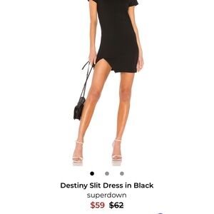 Superdown Black Mini Dress